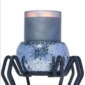 Bath & Body Works Glittering Blue Candle Holder